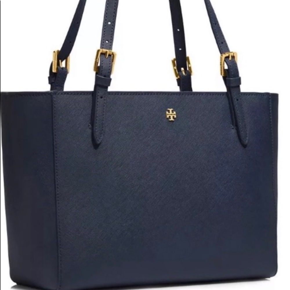 Tory Burch Emerson Navy Tote